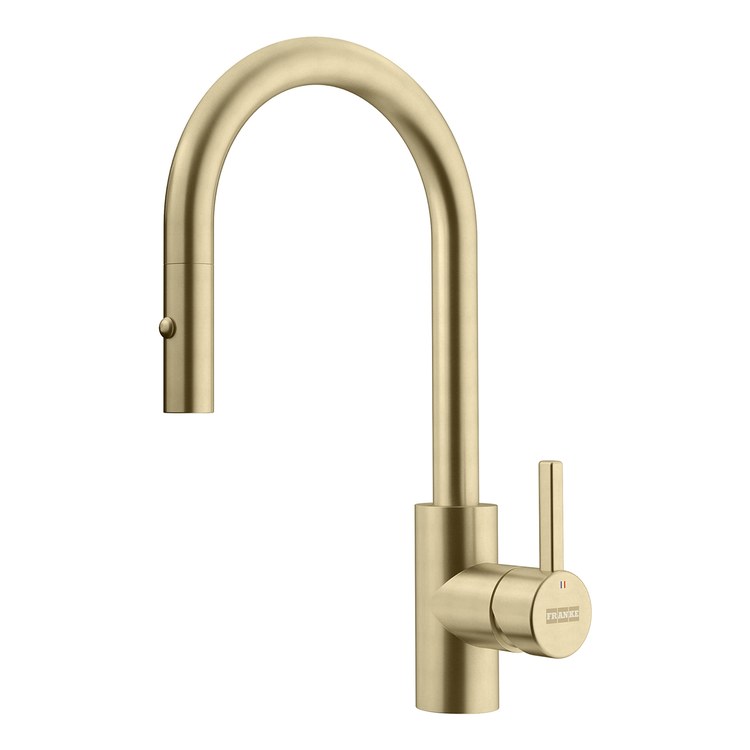 Prep Faucet Eos Neo 1 Lever ADA Gold Pull Down High Arc 1.75 Gallons per Minute - Image 1