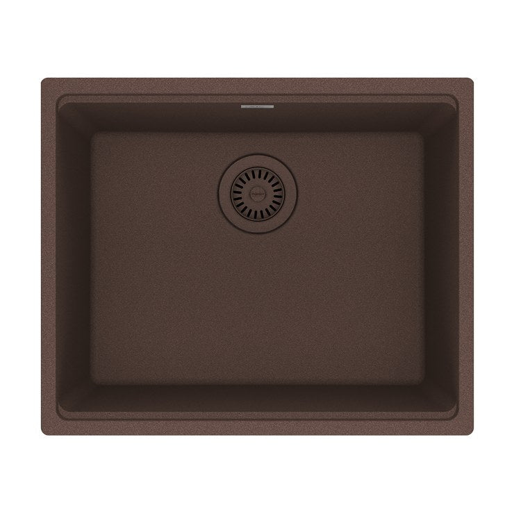 Kitchen Sink Maris 22 x 18 Inch 1 Bowls Mocha Undermount Rectangle Granite - Image 1
