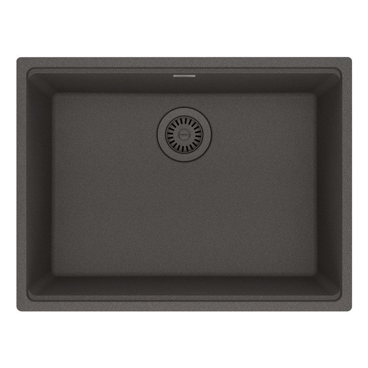 Kitchen Sink Maris 25 x 19 Inch 1 Bowls Slate Gray Undermount Rectangle Granite - Image 1