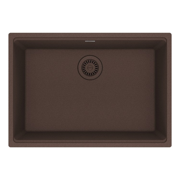 Kitchen Sink Maris 27 x 19 Inch 1 Bowls Mocha Undermount Rectangle Granite - Image 1