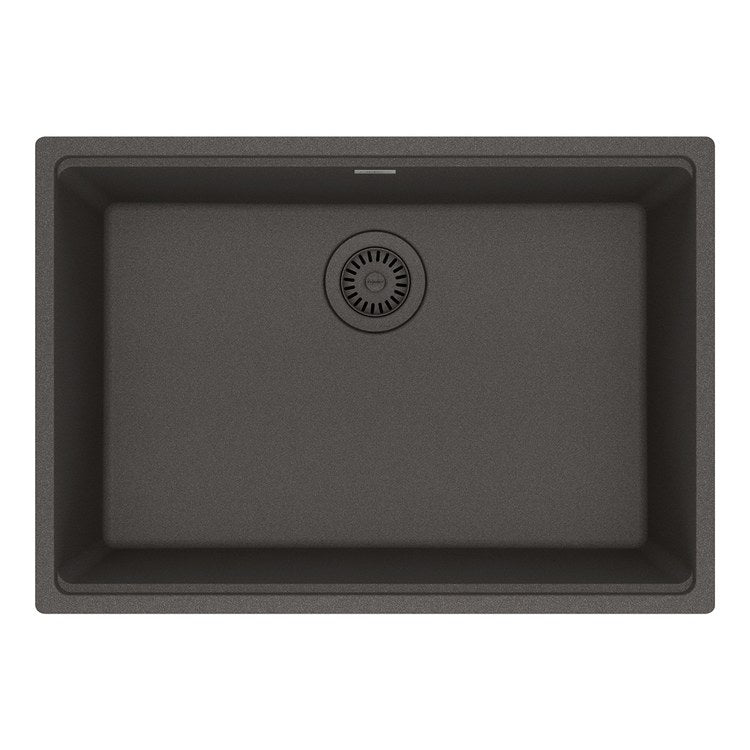 Kitchen Sink Maris 27 x 19 Inch 1 Bowls Slate Gray Undermount Rectangle Granite - Image 1