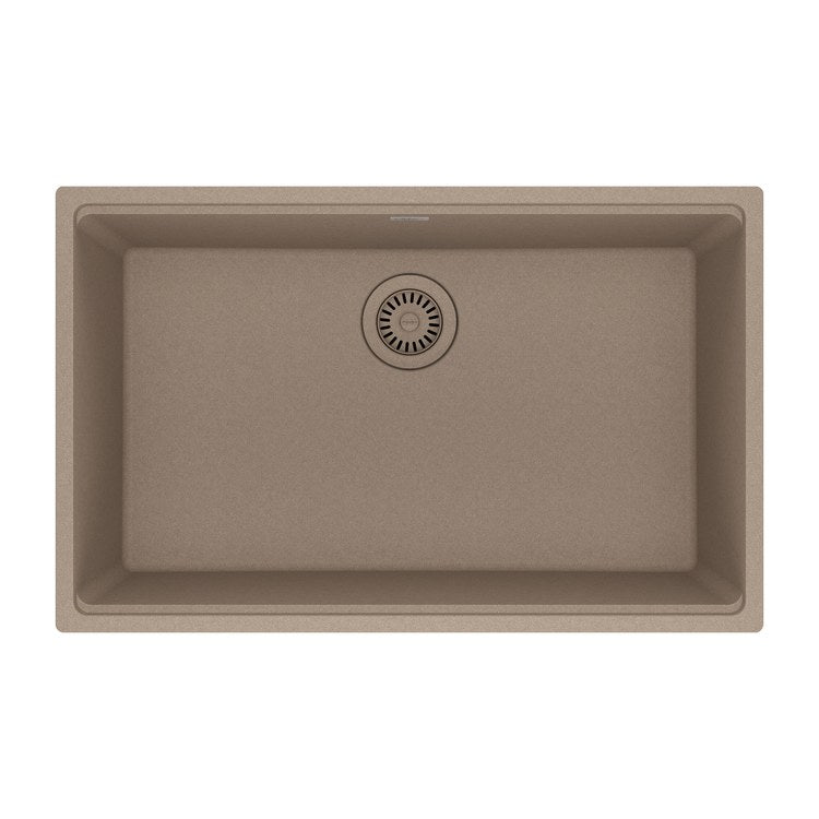 Kitchen Sink Maris 30 x 19 Inch 1 Bowls Oyster Undermount Rectangle Granite - Image 1