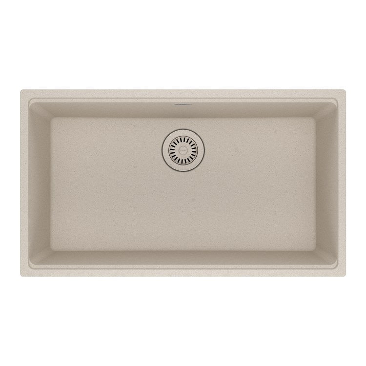 Kitchen Sink Maris 31 x 17-13/16 Inch 1 Bowls Champagne Undermount Rectangle Granite - Image 1