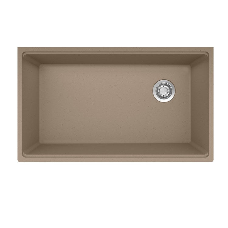 Kitchen Sink Maris 33 x 19 Inch 1 Bowls Workcenter Oyster Undermount Rectangle Granite - Image 2
