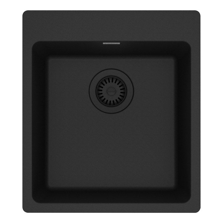Bar Sink Maris 20 x 17 Inch 1 Bowls Matte Black Topmount/Undermount