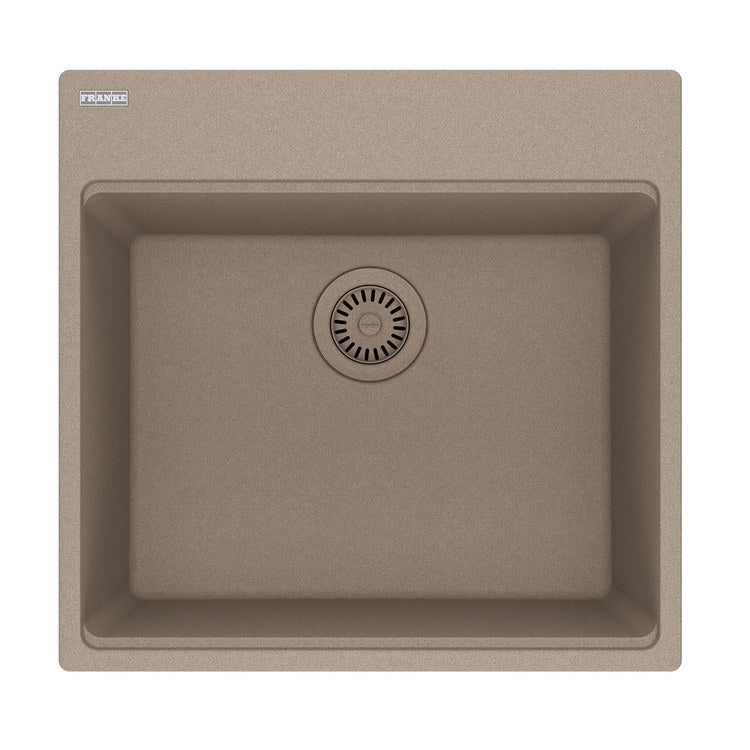Kitchen Sink Maris 22 x 21 Inch 1 Bowls 4 Hole Oyster Topmount/Undermount Rectangle Granite - Image 1
