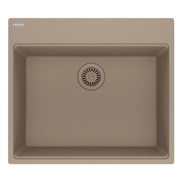 Kitchen Sink Maris 25 x 22 Inch 1 Bowls 5 Hole Oyster Topmount/Undermount Rectangle Granite - Image 1