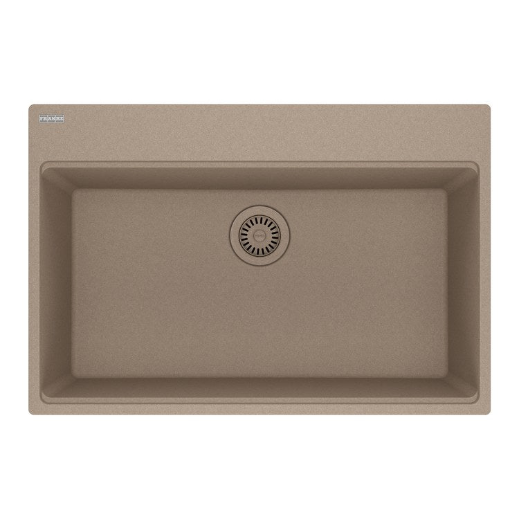 Kitchen Sink Maris 31 x 20 Inch 1 Bowls 5 Hole Oyster Topmount/Undermount Rectangle Granite - Image 1