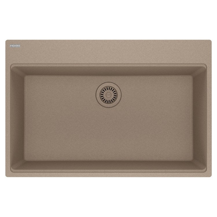 Kitchen Sink Maris 33 x 22 Inch 1 Bowls 5 Hole Oyster Topmount/Undermount Rectangle Granite - Image 1