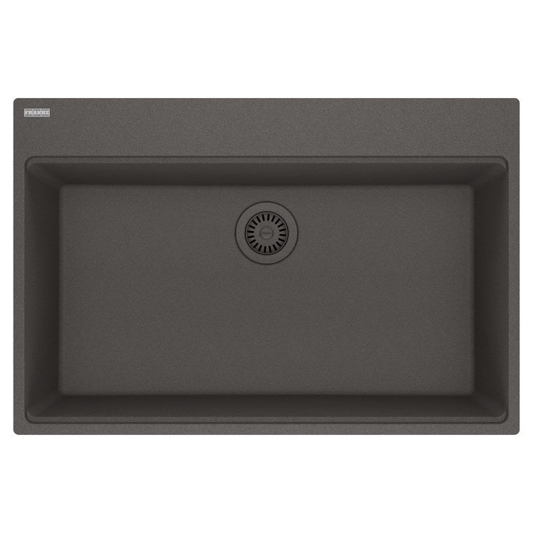 Kitchen Sink Maris 33 x 22 Inch 1 Bowls 5 Hole Slate Gray Topmount/Undermount Rectangle Granite - Image 1
