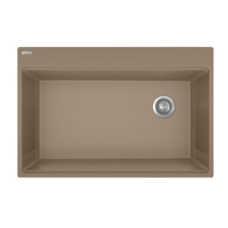 Kitchen Sink Maris 33 x 22 Inch 1 Bowls 6 Hole Oyster Topmount/Undermount Rectangle Granite - Image 1