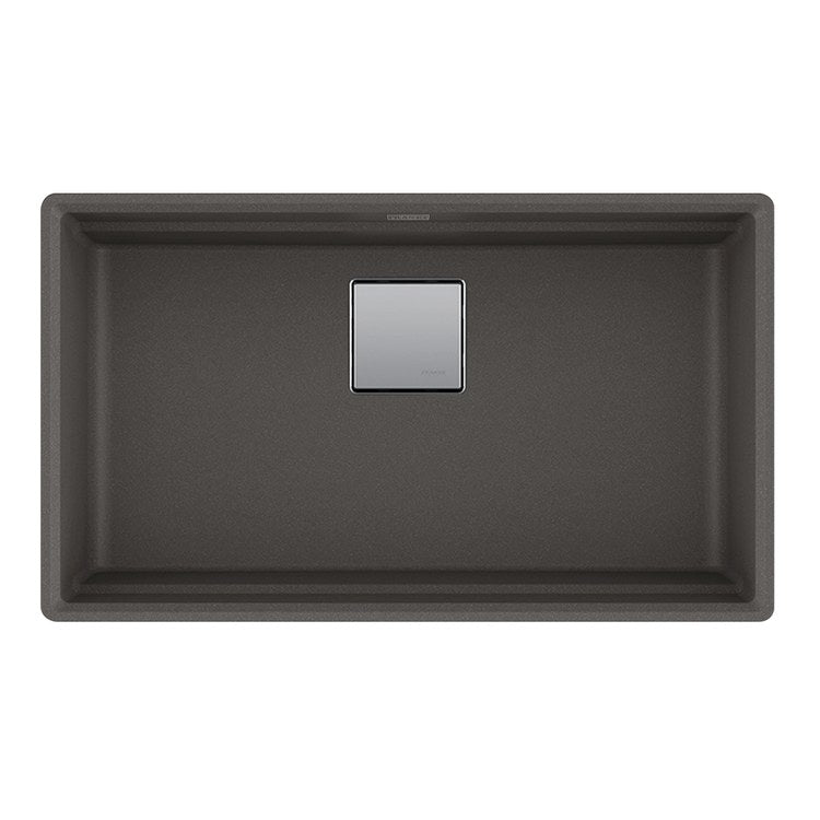 Kitchen Sink Peak 32 x 18-3/4 Inch 1 Bowls Slate Gray Undermount Rectangle Granite - Image 1