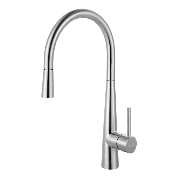 Kitchen Faucet Steel Outdoor 1 Lever ADA Stainless Steel Pull Down High Arc 1 Hole Deck - Image 1
