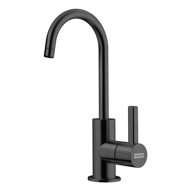 Cold Water Dispenser Universal 1 Lever ADA J-Shaped Swivel Industrial Black - Image 1