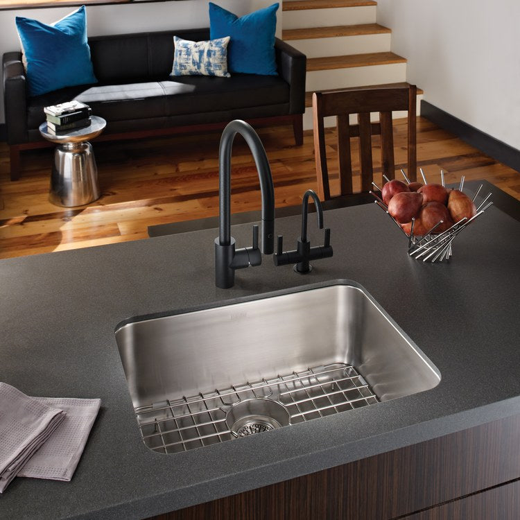 Water Dispenser Universal Hot/Cold Filtered 2 Lever J-Shaped Swivel Industrial Black - Image 2