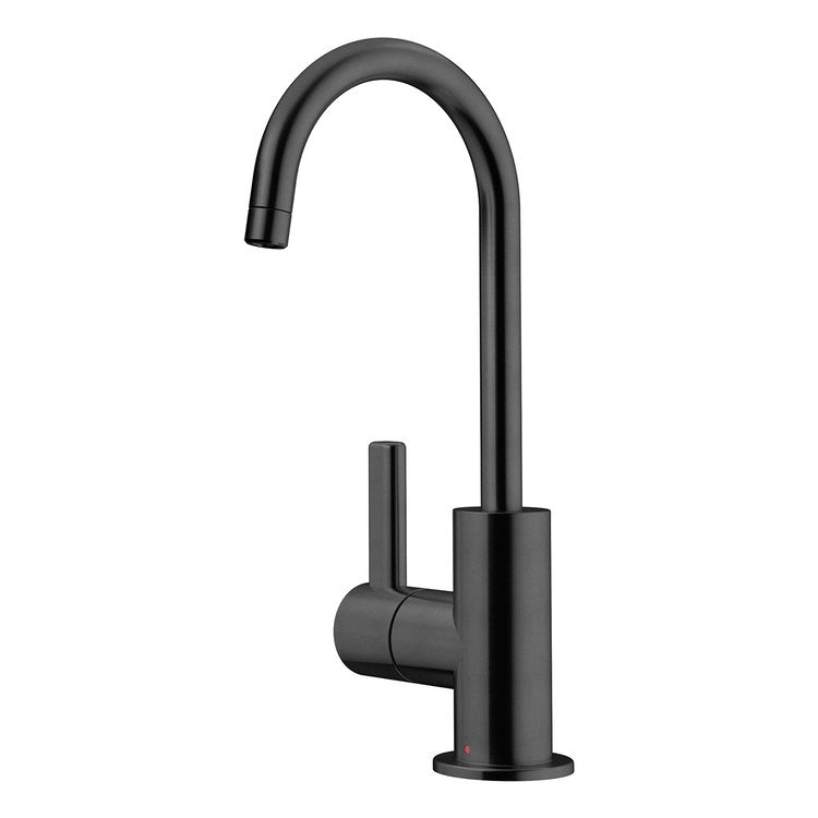Hot Water Dispenser Universal Less Tank 1 Lever J-Shaped Swivel Industrial Black