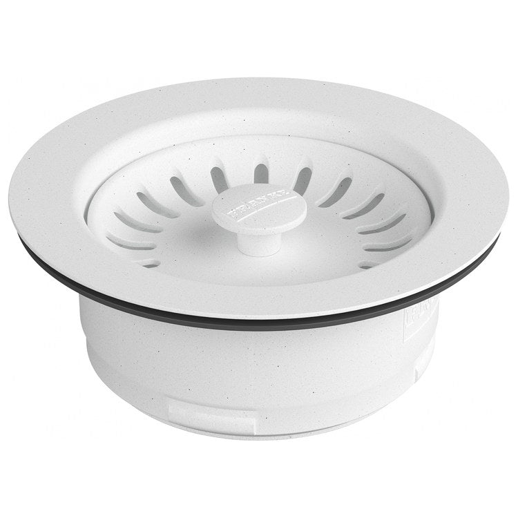 Disposal Flange Colorline Polar White 3-1/2 Inch Plastic