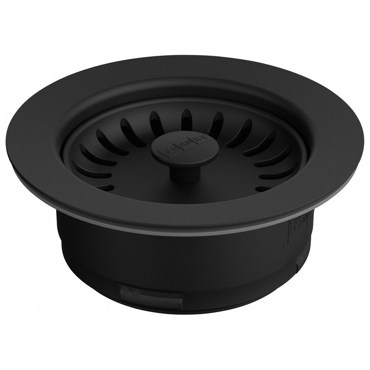 Disposal Flange Colorline Matte Black 3-1/2 Inch Plastic