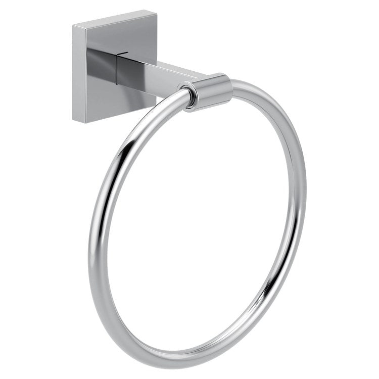 Towel Ring Triva 6 Inch Chrome Stainless Steel/Zinc 3-1/8 Inch - Image 1