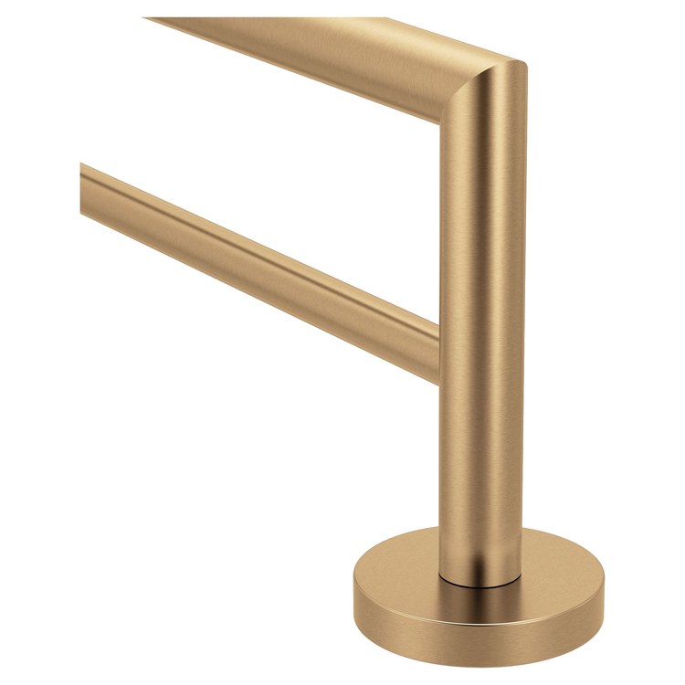 Towel Bar Arlys 24 Inch Double Bronzed Gold Zinc - Image 2