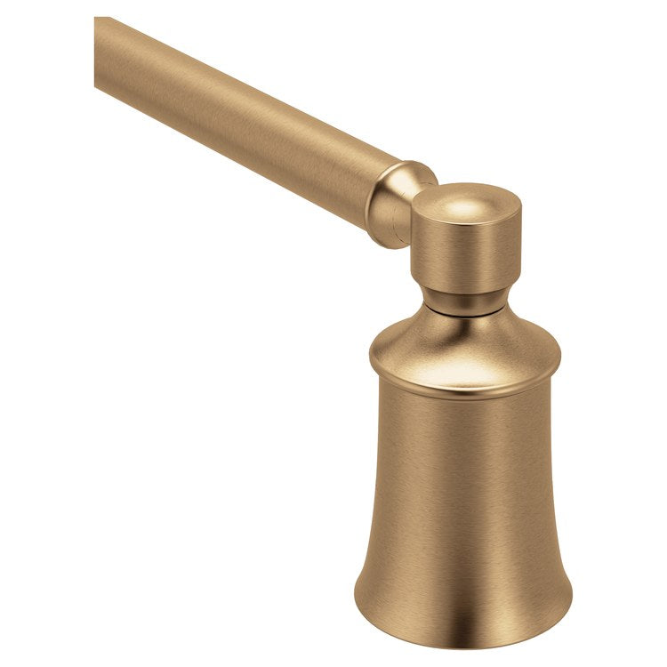 Towel Bar Dartmoor 18 Inch Single Bronzed Gold Zinc - Image 1