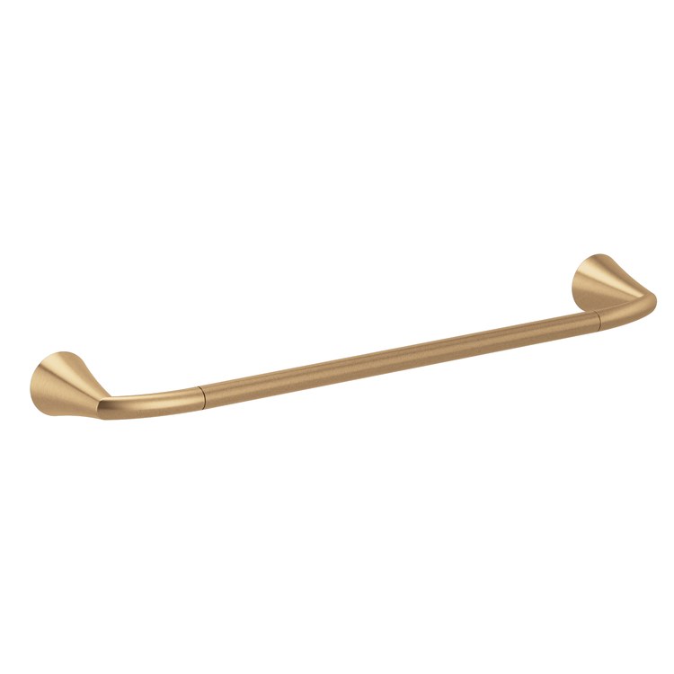 Towel Bar Glyde 18 Inch Bronzed Gold Aluminum/Zinc - Image 1