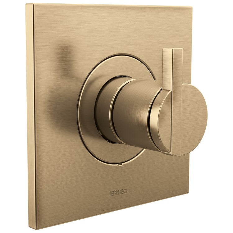 Thermostatic Valve Trim Frank Lloyd Wright Sensori Less Handle Luxe Gold - Image 2