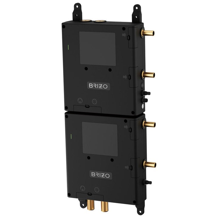 Thermostatic Valve SensoriPlus 4 Port Black