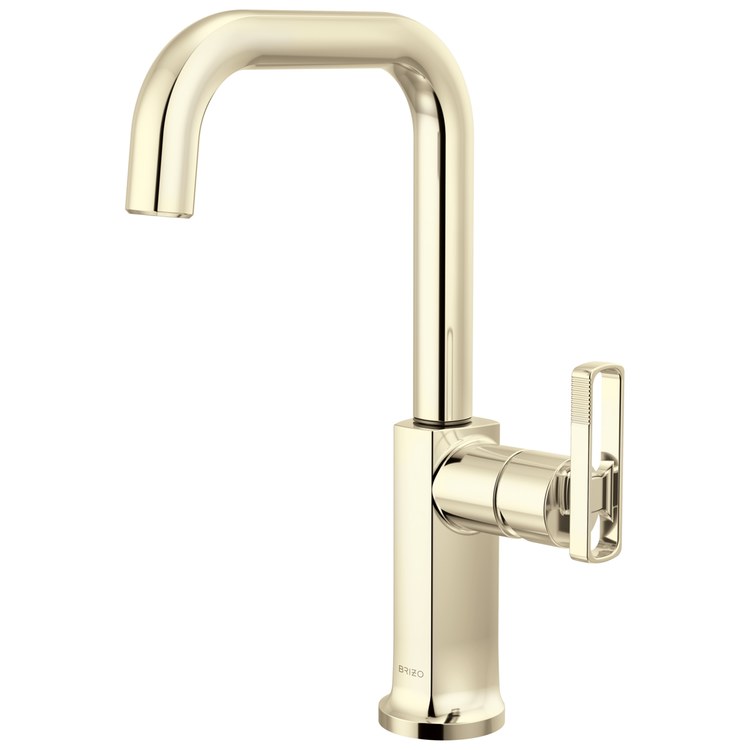 Bar Faucet Kintsu Less Handle Lumicoat Polished Nickel Square 1.8 Gallons per Minute - Image 2