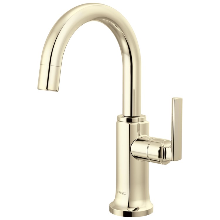 Beverage Faucet Kintsu Cold Water Only 1 Lever ADA Lumicoat Polished Nickel Arc 1 Hole 1.5 Gallons per Minute - Image 1