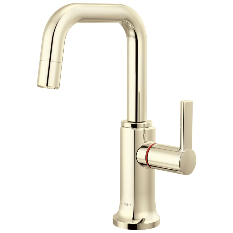 Hot Water Dispenser Kintsu Less Tank 1 Lever ADA Square Lumicoat Polished Nickel 1.0 Gallons per Minute - Image 1