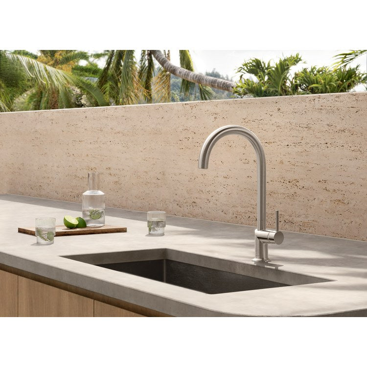 Kitchen Faucet Odin Less Handle Stainless Steel Pull Down Arc 1 Hole 1.8 Gallons per Minute - Image 3