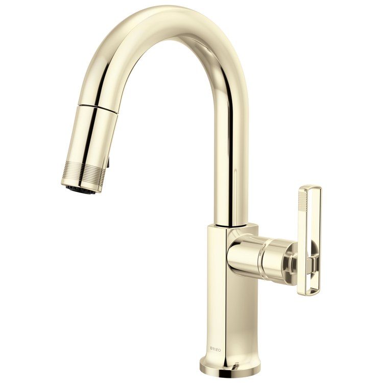 Prep Faucet Kintsu Less Handle Lumicoat Polished Nickel Pull Down Arc 1.8 Gallons per Minute - Image 2