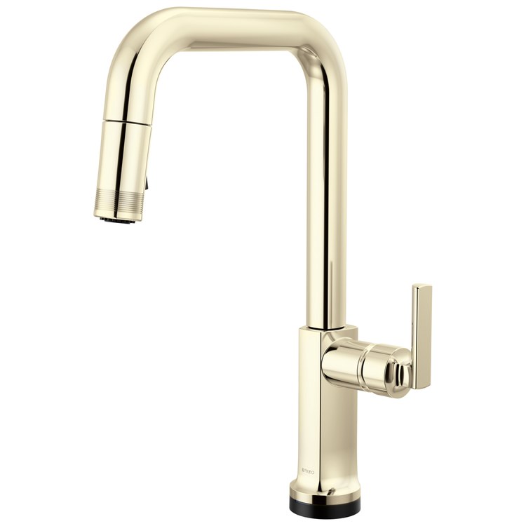 Kitchen Faucet Kintsu Touch Activation Less Handle Lumicoat Polished Nickel Pull Down Square 1 Hole 1.8 Gallons per Minute - Image 2