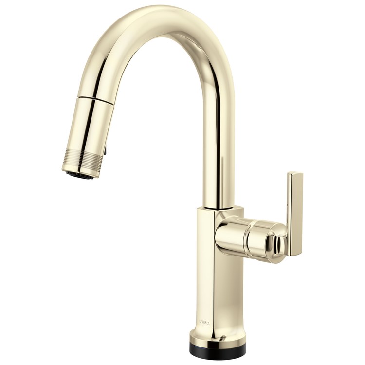Prep Faucet Kintsu Touch Less Handle Lumicoat Polished Nickel Pull Down Arc 1.8 Gallons per Minute - Image 2