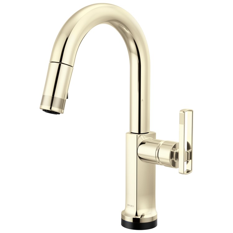 Prep Faucet Kintsu Touch Less Handle Lumicoat Polished Nickel Pull Down Arc 1.8 Gallons per Minute - Image 3