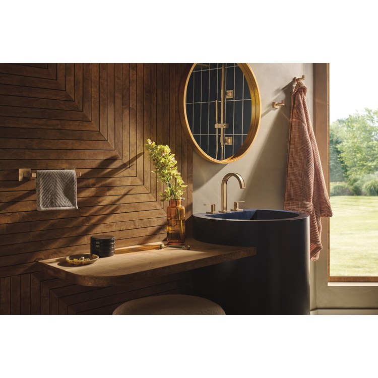 Towel Bar Frank Lloyd Wright 8 Inch Luxe Gold - Image 3