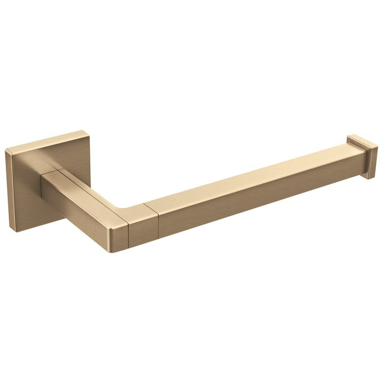 Toilet Paper Holder Frank Lloyd Wright Single Luxe Gold Metal 6-1/8 Inch 3-11/16 Inch Wall - Image 1