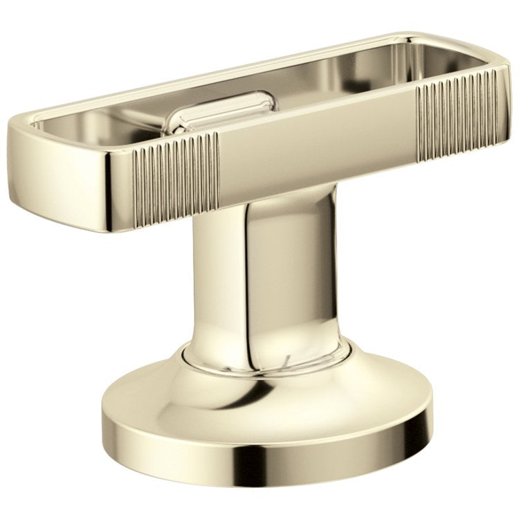 Handle Kit Kintsu Zinc 1 Knob Lumicoat Polished Nickel for Widespread Pull Down Faucet - Image 1