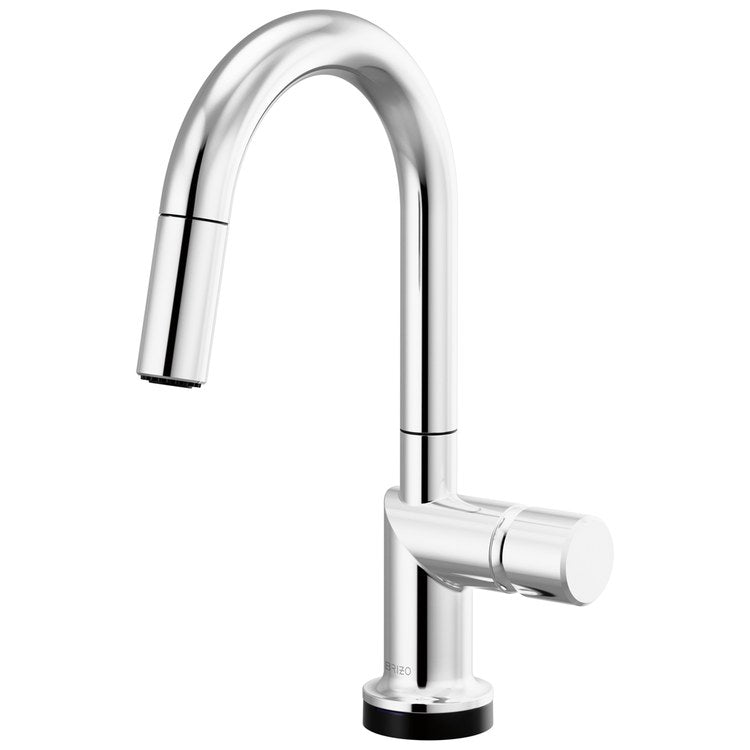 Handle Kit Odin Zinc 1 Knob Chrome for Widespread Pull Down Faucet - Image 2