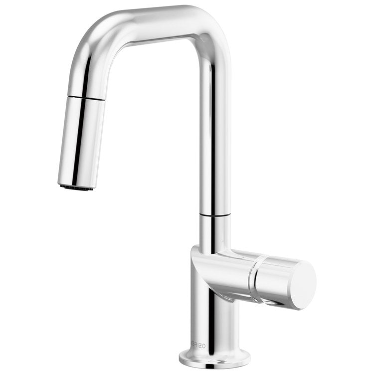 Handle Kit Odin Zinc 1 Knob Chrome for Widespread Pull Down Faucet - Image 3