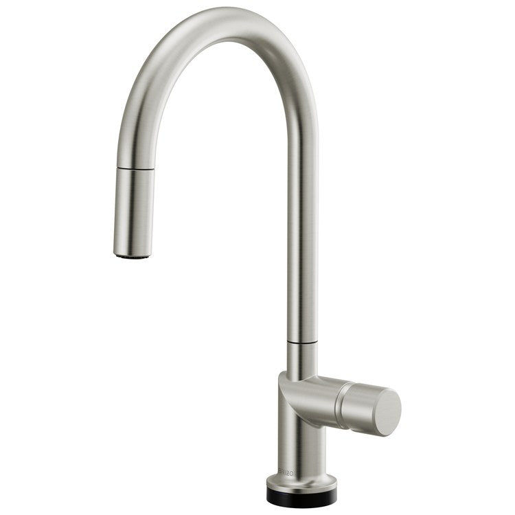 Handle Kit Odin Zinc 1 Knob Brilliance Stainless for Widespread Pull Down Faucet - Image 3