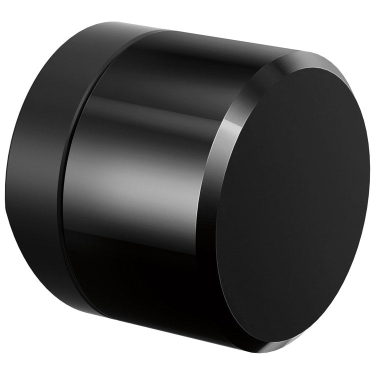 Handle Kit Odin Crystal/Zinc 1 Knob Matte Black/Black Crystal for Widespread Pull Down Faucet