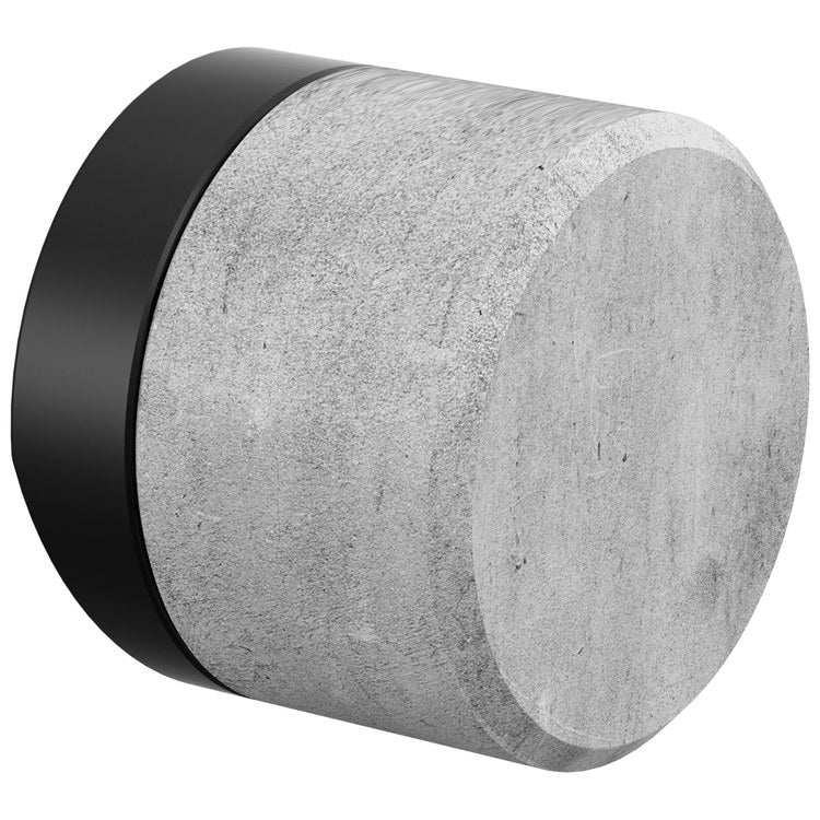 Handle Kit Odin Concrete/Zinc 1 Knob Matte Black/Concrete for Widespread Pull Down Faucet