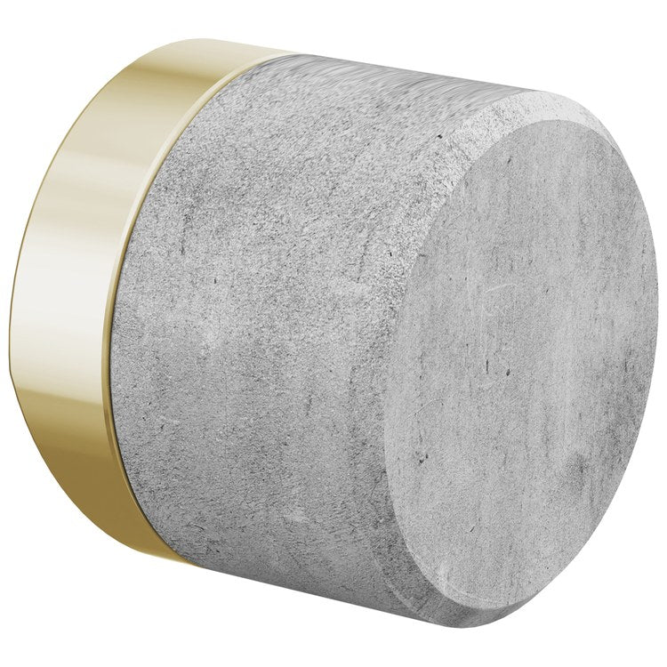 Handle Kit Odin Concrete/Zinc 1 Knob Brilliance Polished Nickel/Concrete for Widespread Pull Down Faucet