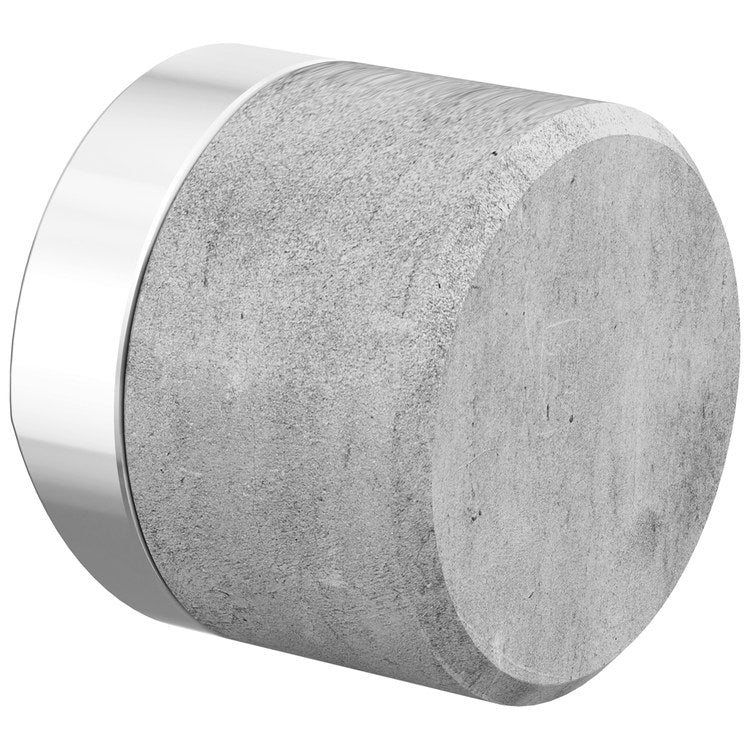 Handle Kit Odin Concrete/Zinc 1 Knob Polished Chrome/Concrete for Widespread Pull Down Faucet - Image 1