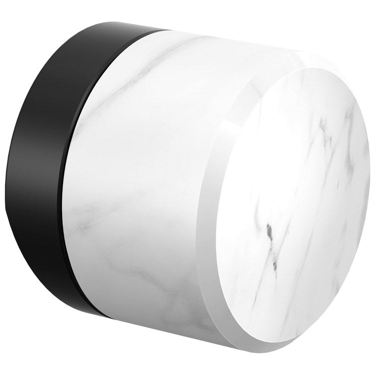 Handle Kit Odin Marble/Zinc 1 Knob Matte Black/Marble for Widespread Pull Down Faucet
