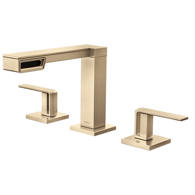 Handle Kit Frank Lloyd Wright Zinc 2 Lever Luxe Gold ADA for Widespread Lavatory Faucet - Image 3