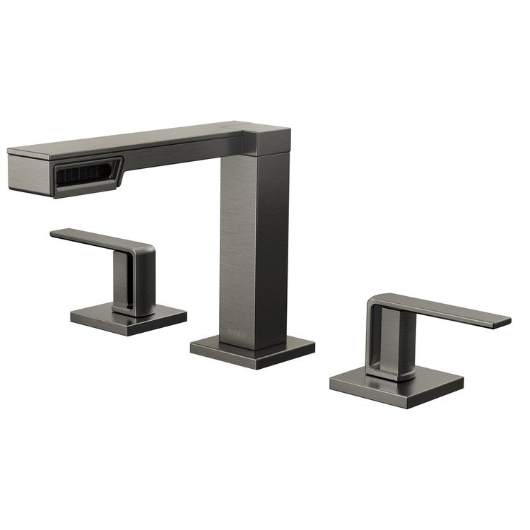 Handle Kit Frank Lloyd Wright Zinc 2 Lever Brilliance Luxe Steel ADA for Widespread Lavatory Faucet - Image 3