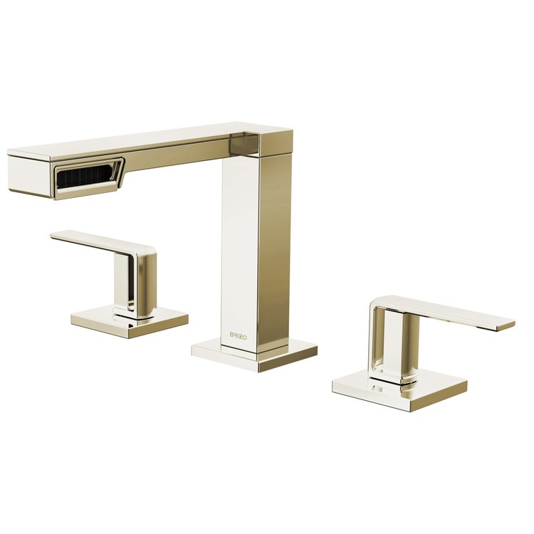 Handle Kit Frank Lloyd Wright Zinc 2 Lever Brilliance Polished Nickel ADA for Widespread Lavatory Faucet - Image 3